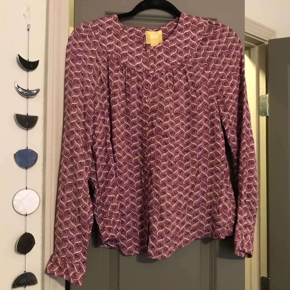 Maeve purple blouse from Anthropology!